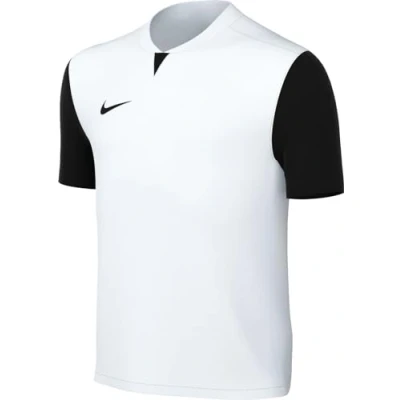 Imagen de NIKE Short Sleeve Soccer Jersey Y Nk DF Trophy V JSY SS, White/Black/Black/Black, DR0942 100, S