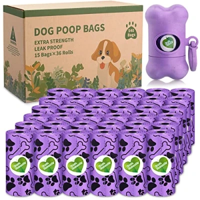 Imagen de McNory bolsas de recogida, 540 para perros expulsión, 36 rollos,Bolsa excrementos con dispensador desyección canina, resistente a fugas y sin olor