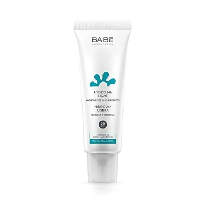 Imagen de Laboratorios Babé Crema Facial Hidratante 24 Horas Textura Ligera 50 ml, Hidratación Horas, Protección Solar UVB y UVA, Piel Mixta, Grasa, Calmante, Alivio Inmediato