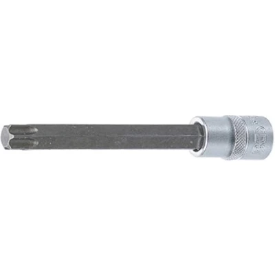 Imagen de BGS 5184 T60 Punta de vaso longitud 140 mm entrada 12,5 (1/2&quot;) perfil en T (para Torx)