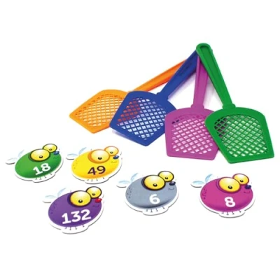 Imagen de Learning Resources Juego para practicar las tablas de multiplicar con matamoscas, juegos matematicos niños, regletas matemáticas, educativo, regalos, recursos educativos primaria, 6 años