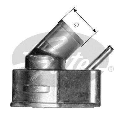 Imagen de GATES TH14992G1 Termostato, refrigerante 92 con juntas carcasa (cárter) OPEL: Zafira B, Astra H GTC, Hatchback