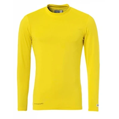 Imagen de Uhlsport Distinction Colors Baselayer Camiseta De Entrenamiento, Hombre, Lima Amarillo, 116