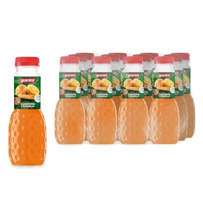 Imagen de Granini Bebida de frutas Naranja, Zanahoria y Uva a partir Zumo Sin azúcares añadidos Pack 12 x 330ml