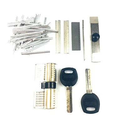 Imagen de TPM Go AB Kaba Lock Herramientas de hojalata con cerradura AB, cerrajero Fast Pick Tools Dimple Opener (herramienta cerradura)