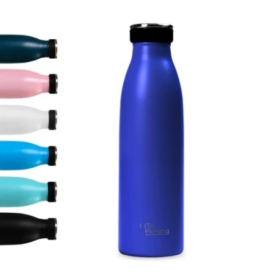 Imagen de Botella de Agua Acero Inoxidable 500ml Otto Koning Térmica con Doble Aislamiento al vacío para 12 Horas Bebida Caliente y 24 Fría. Termo a Prueba Fugas Libre BPA
