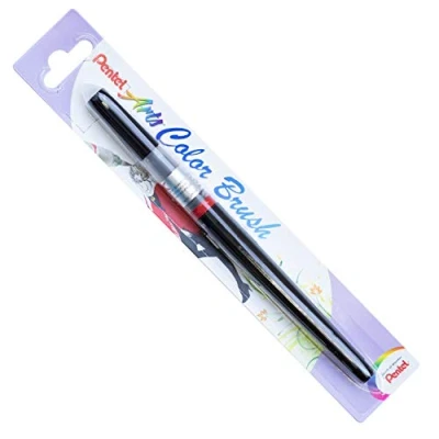 Imagen de Pentel color Brush Pincel recargable, negro