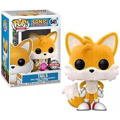Imagen de POP Funko 54580 Games Sonic Tails #641 Flocked 2021 Exclusive Special Edition