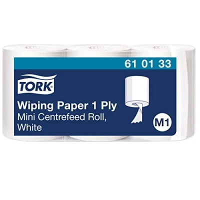 Imagen de Tork 610133 papel de secado Advanced/Paños compatibles con el sistema M1 / 3 x bobinas 1 capa Blanco