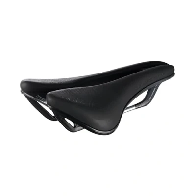 Imagen de Selle Italia Model X Comfort Plus sillín de Bicicleta Green 100% sostenible, Carretera cómodo Gel y Agujero superbajo, Carrera con Extra Acolchado Talla L3, Negro