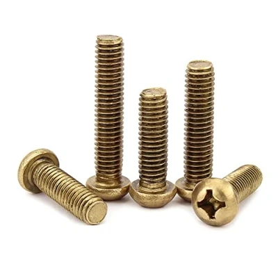 Imagen de CONPHERON Tornillos de Cabeza Redonda Cruzado Latón Phillips Latón, M4x16 mm,20 pcs