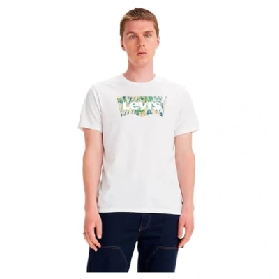 Imagen de Levi&#039;s Graphic Crewneck Tee Camiseta, Watercolor Bw Fill White, S para Hombre