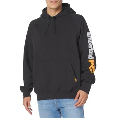 Imagen de Timberland PRO Honcho Sudadera deportiva con capucha para hombre, Negro , 4X Large grandes