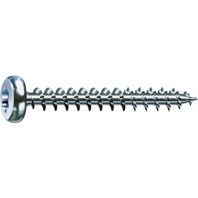 Imagen de SPAX T STAR plus, Tornillo universal 5,0 x 20 mm, 1000 Unidades, Cabeza redonda, rosca completa, galvanizado claro, 4CUT, WIROX A9J, 0201010500205
