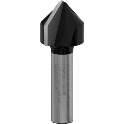 Imagen de Bosch Professional 2 608 628 407 Fresas para ranuras en V 8 mm, D1 16 L G 45 90 (pack de 1)