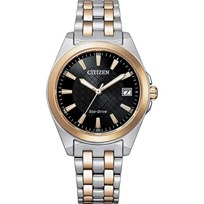 Imagen de Citizen Reloj Analógico para Mujer de Cuarzo con Correa en Acero Inoxidable EO1213 85E