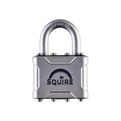 Imagen de Henry Squire &amp; Sons HSQVP440 40 mm Vulcan Abierto Candado con grillete de Boro, Color Azul,