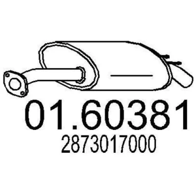 Imagen de MTS 01.60381 Silenciador trasero 640
