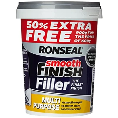 Imagen de Ronseal 36545 Multipropósito Acabado Liso Ready Mixed Filler Pared Con 50Percent Extra Blanco