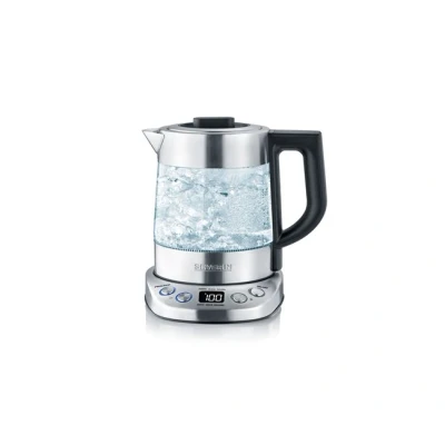 Imagen de Hervidor De Agua Cristal Y Tetera Eléctrica Premium 1 Litro Severinwk 3473