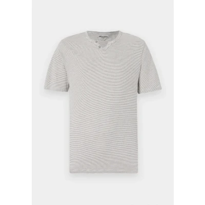 Imagen de JACK &amp; JONES Jjesplit Camiseta de Manga Corta para Cuello, Cloud Dancer, L Hombres