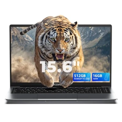 Imagen de ACEMAGIC 2025 Ordenador Portátil IN Tel N150 Portátiles15,6 Pulgadas 16GB Ram 512GB SSD Expansión 2TB DDR4 FHD BT5.0 WiFi HDMl Type C Laptop Oficina