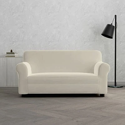 Imagen de Italian Bed Linen Cubresofá Dahlia, Polipropileno, Crema, 2 Plazas