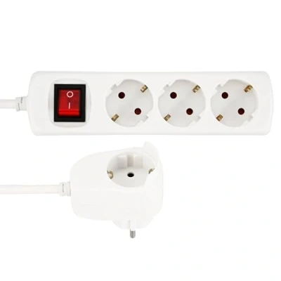 Imagen de REV Multiple Socket Outlet 3+1 fold 5m + switch white marca