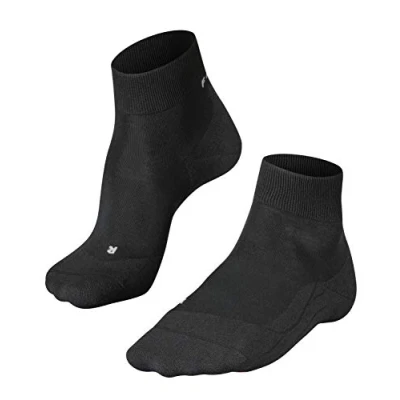 Imagen de FALKE RU4 Light Performance Short W SSO lyocell hilo funcional anti ampollas 1 par, Calcetines para correr Mujer, Negro (Black Mix 3010), 35 36