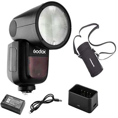 Imagen de Godox V1 Flash TTL de Cabeza Redonda para Pentax