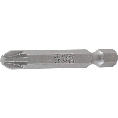 Imagen de BGS 4597 Punta longitud 50 mm entrada exterior 6,3 (1/4&quot;) cruz PZ3