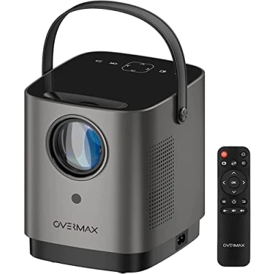 Imagen de OVERMAX Multipic 3.6 Proyector, proyector portátil DE hasta 150&quot;, Home Cinema HD 720p, 3500 lúmenes, WiFi, relación Aspecto: 16:9, 4:3, 2 Altavoces estéreo, HDMI, USB, AV, Salida Audio, IR