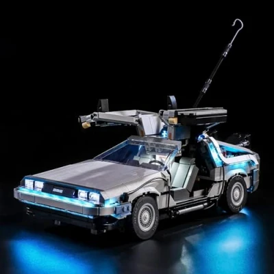 Imagen de YEABRICKS Kit de Luces LED para 10300 Creator Expert Back to The Future Time Machine Modelo Bloques Construcción (excluyendo el construcción)