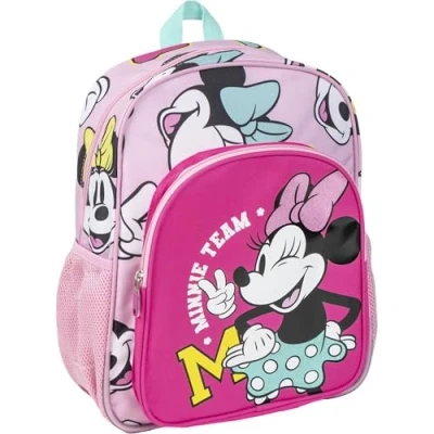 Imagen de CERDÁ LIFE&#039;S LITTLE MOMENTS Mochila Escolar de Minnie Color Fucsia 31 x 12 38 cm Cierre Cremallera Asa Ajustable Resistente y Duradera Producto Original Diseñado en España