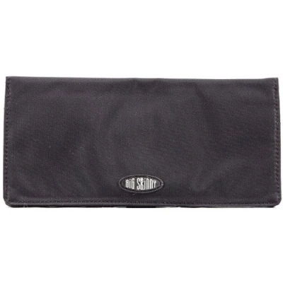 Imagen de Big Skinny Women&#039;s Executive Bi Fold Checkbook Slim Wallet, Holds Up to 40 Cards, Black