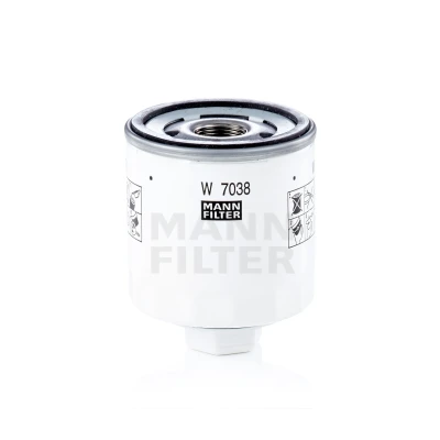 Imagen de MANN FILTER W 7038 Filtro de aceite M 22 X 1.5 6H enroscable FORD: Transit V363 Furgón, Camión plataforma / Chasis