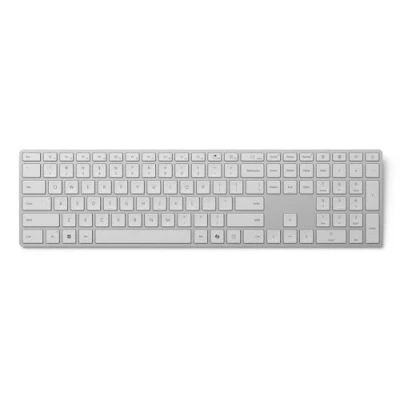 Imagen de Surface Microsoft Keyboard 2024 Teclado inalámbrico Bluetooth Compatible con Windows 11 (Teclado AZERTY francés) Gris