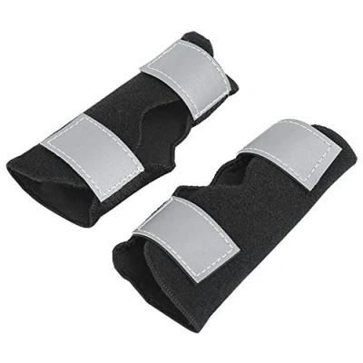 Imagen de Smandy 2 Unids Perro Patas traseras Tirantes Canine Hind Hock Mangas Envolturas de articulaciones con Correas Reflectantes Seguridad para Lesiones articulares Protección esguince(XS)