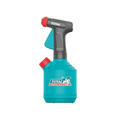 Imagen de TOTAL Pulverizador a Presión Doble Apertura 1L Boquilla Ajustable Fácil Rellenado y Nebulización Plástico Resistente Azul