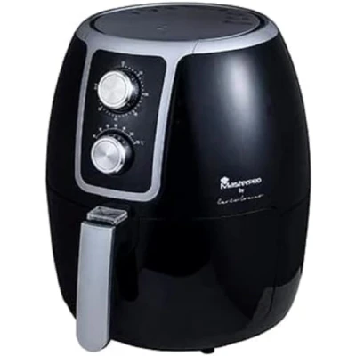 Imagen de MasterPRO by Carlo Cracco Freidora Sin Aceite AirFryer Con Capacidad de 3.4 L y 1500W Potencia Temporizador Cesta Antiadherente Aire Ahorro Energía Fácil Limpieza