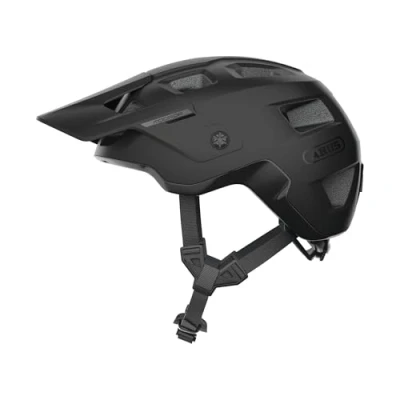 Imagen de ABUS MTB casco MoDrop de bicicleta robusto con buena ventilación para ciclistas montaña ajuste personalizado hombres y mujeres negro mate, M
