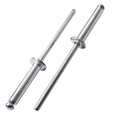 Imagen de SKIR&#039;CO 400 remaches ciegos de aluminio 4 x 20 mm, mandril acero, pop, cabeza cúpula, DIN 7337