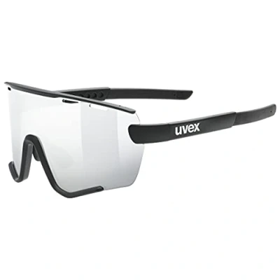 Imagen de uvex sportstyle 236 Set, gafas deportivas unisex, antivaho, incl. lentes intercambiables, black matt/silver, one size