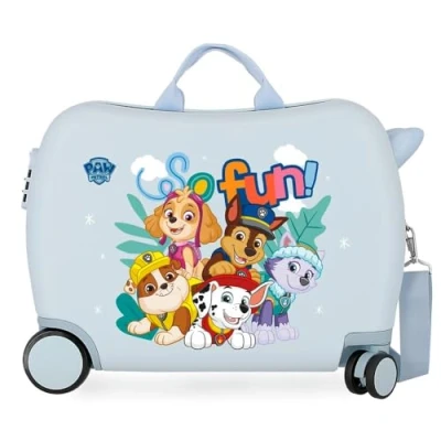 Imagen de Patrulla Canina Paw Patrol Playful Maleta Infantil Azul 50x38x20 cms Rígida ABS Cierre de combinación lateral 34L 3 kgs 4 0