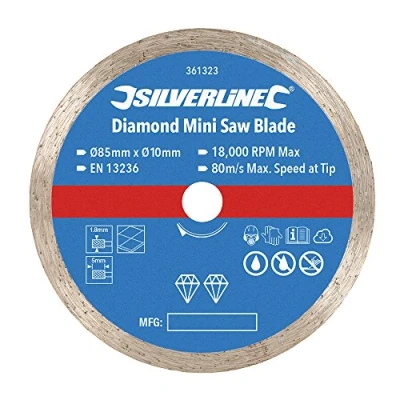 Imagen de Silverline Tools 361323 Disco de corte para mini sierra circular, color plata