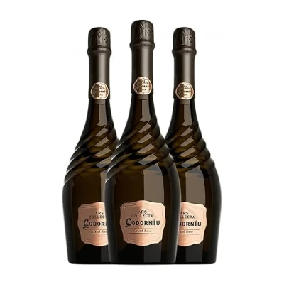 Imagen de Codorníu Ars Collecta Gran Rosé Cava Reserva 75 cl Espumoso rosado (Caja de 3 Botellas cl)