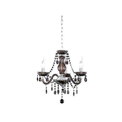 Imagen de Reality R11073002 Candelabro, Cromo/Negro, 150 x ø 46 cm