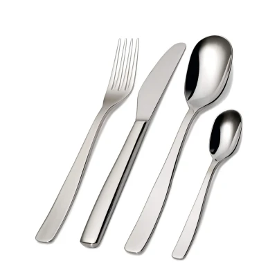 Imagen de Alessi Cutlery Set Knifeforkspoon AJM22S24M Monoblock 24 Piece by Jasper Morrison