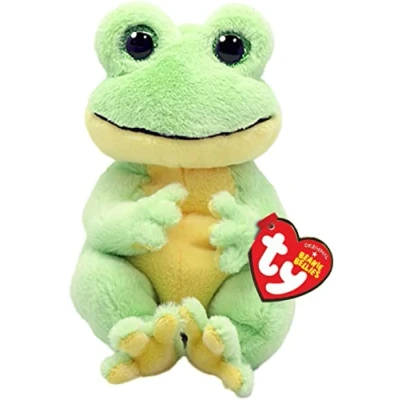 Imagen de Ty Beanie Bellies Peluche Snapper Rana 15 cm TY41052, Verde, Amarillo, Small
