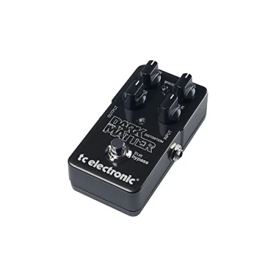 Imagen de TC Electronic DARK MATTER DISTORTION Pedal de distorsión fenomenal con rango dinámico extremo, ecualizador dos bandas e interruptor voz